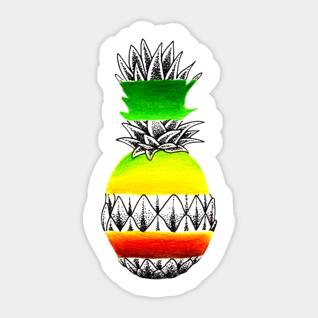 pineapple Sticker by IvanJoh